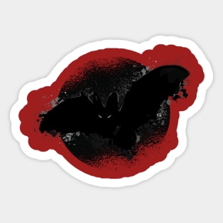 Halloween Dark Bat Sticker